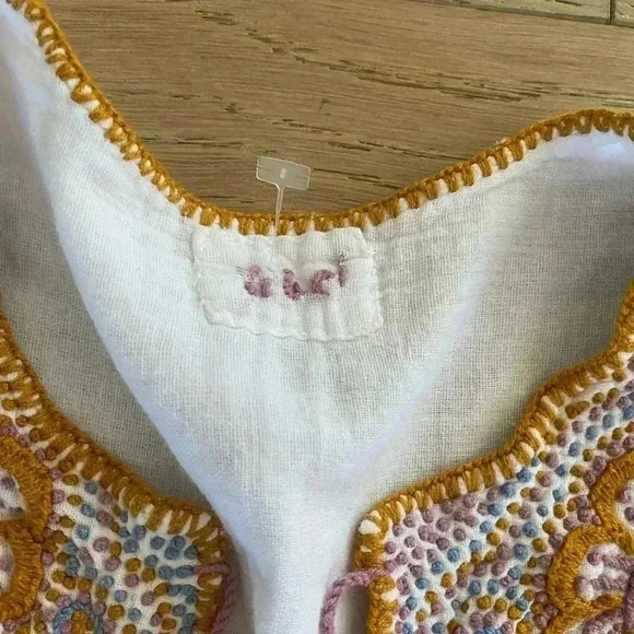 Yibel Girls Embrodiered Dress White $89 - Picture 3 of 5